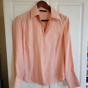 Fine quality all-silk striped shirt